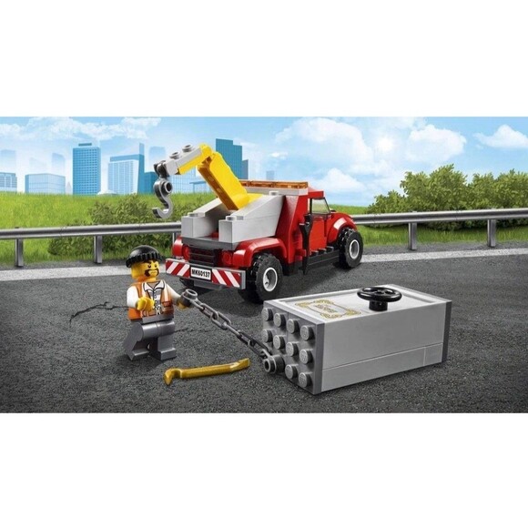 LEGO City Police Tow Truck Trouble 60137 Retired! (144 Pieces) Damaged Box - Picture 5 of 9